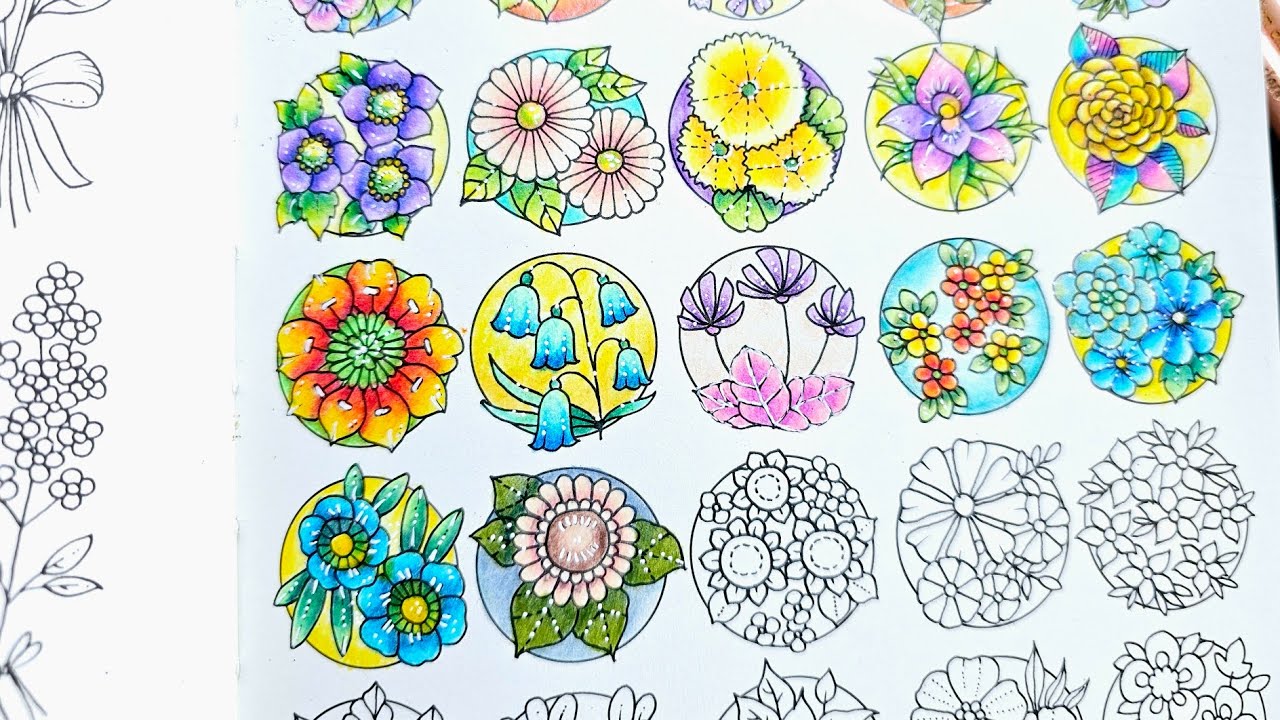 Let's color with Crayolas in Johanna Basford's book Small Victories Part 17