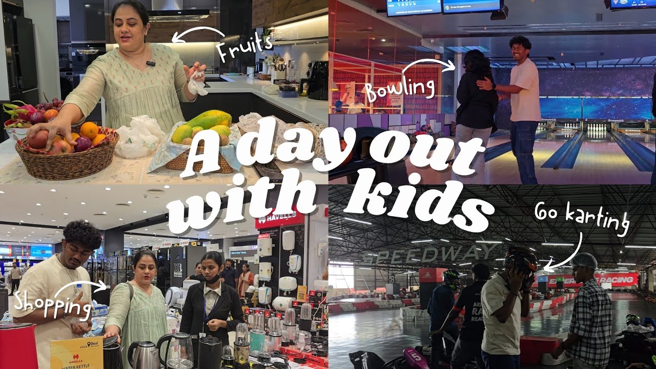 A day out with kids/ Sunday outing/ Dini Shajohn / Kalabhavan Shajohn