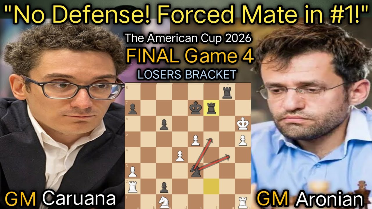 Fabiano Caruana VS Levon Aronian | The American Cup 2026 | Losers Bracket FINAL Game 4