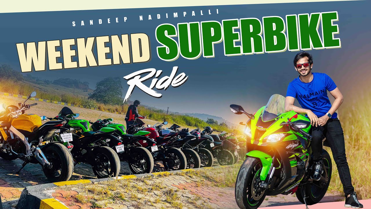 Biggest SuperBike Ride | ZX-10r | S1000rr | Ducati | Hayabusa |  Sandeep Nadimpalli | Telugu |