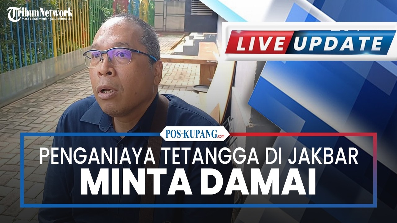 🔴Penganiaya Tetangga di Jakbar Minta Damai, Ngaku Salah & Berdalih Memukul karena Refleks Bela Anak