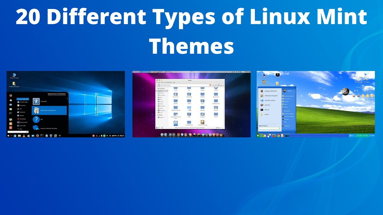 20 Different Types of Linux Mint Themes
