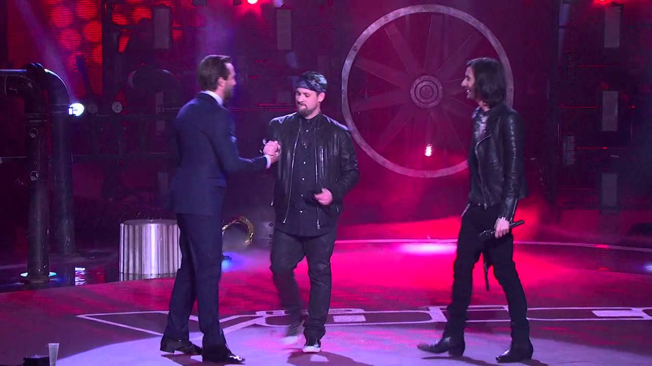 Joel Madden and Frank Lakoudis sing Radioactive | The Voice Australia 2014
