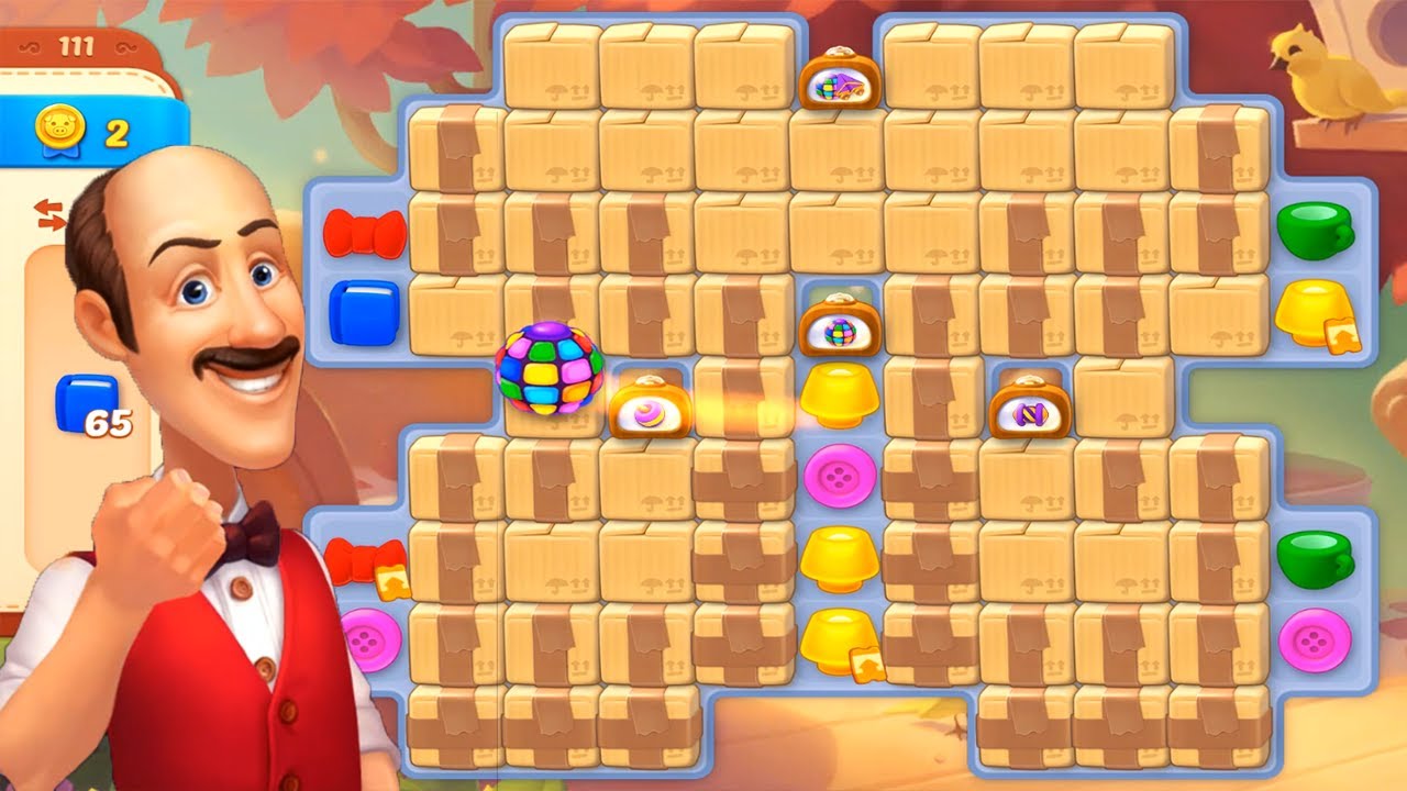 Homescapes - A Matching Puzzle Garden Gameplay Walkthrough Day 23 Complete - Renovate a clock tower