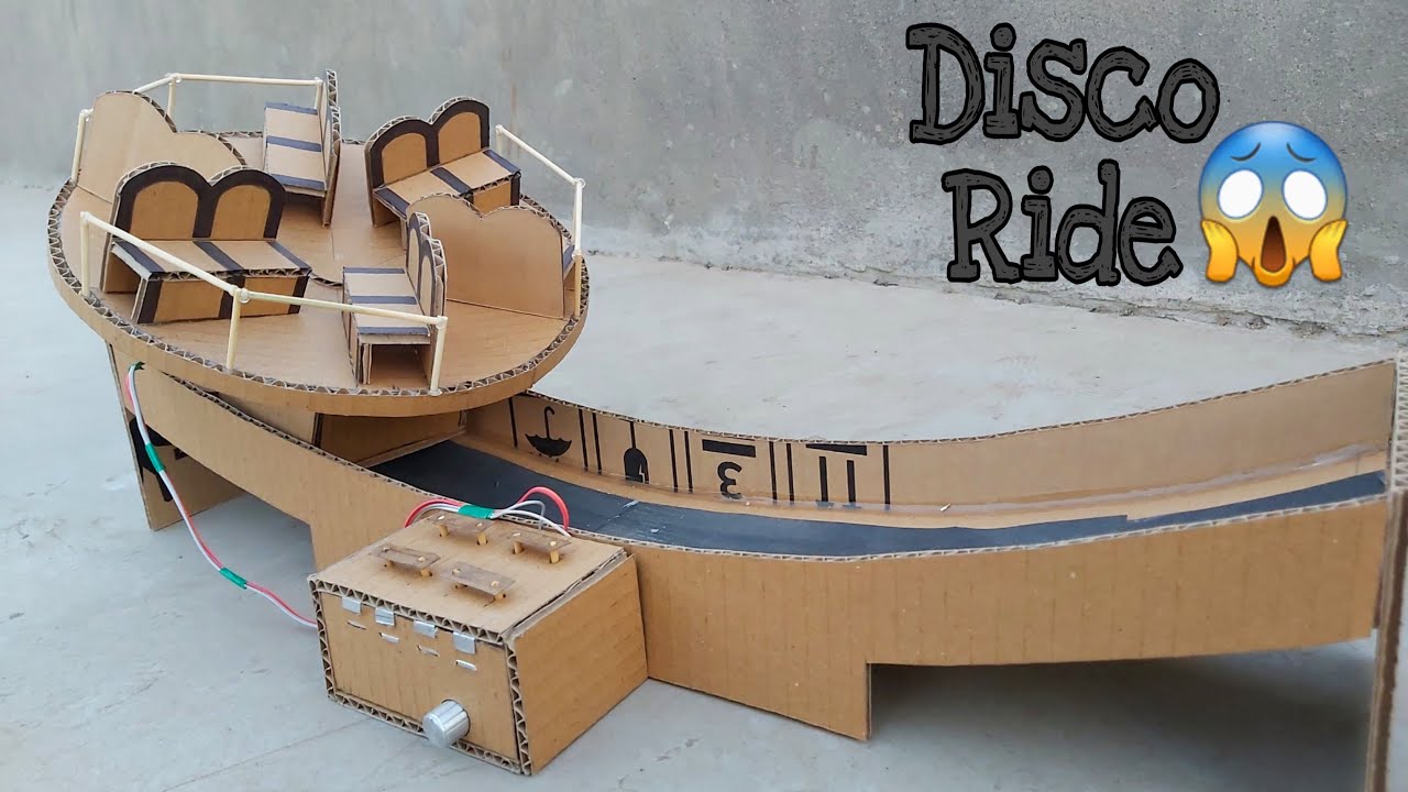 How to Make a Amazing Amusement park DISCO Ride | DIY Carnival Ride