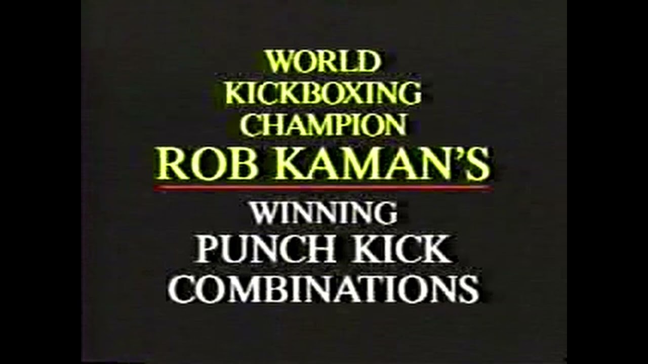 Muay Thai  Rob Kaman  Winning punch kick combination