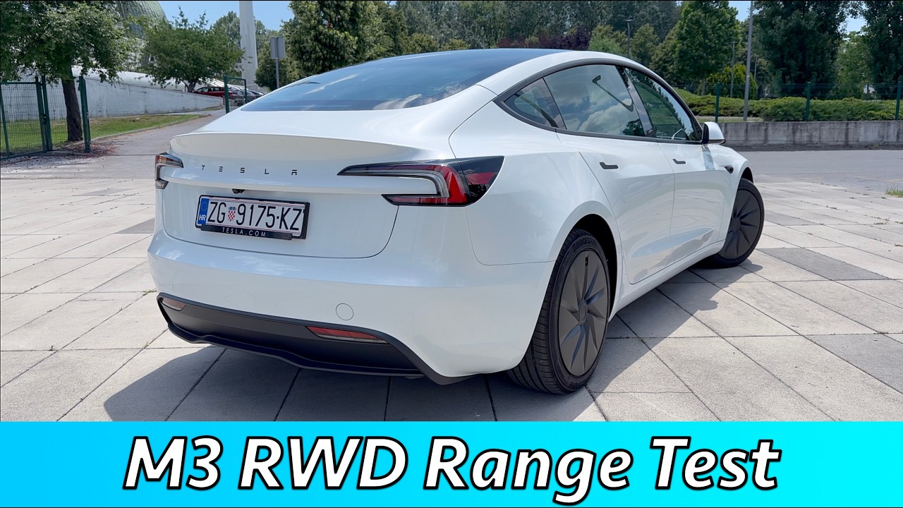 Tesla Model 3 RWD 2026 Highway Range Test