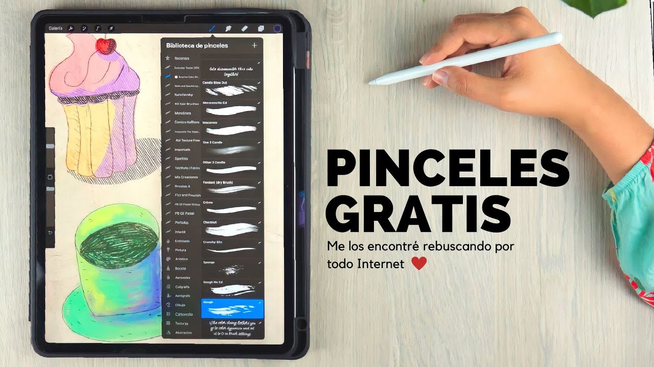 Pinceles GRATIS para Procreate | Los mejores pinceles para dibujo digital