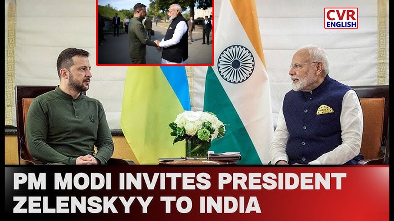 India-Ukraine Relations | PM Modi Invites President Zelenskyy To India; Visit Under Discussion|CVR