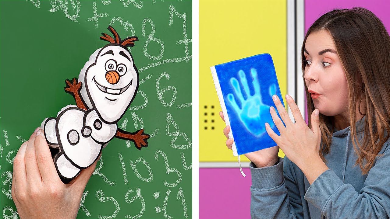10 Perlengkapan Sekolah Frozen Buatan Sendiri / Cara Aneh Untuk Menyelipkan Pereda Stres