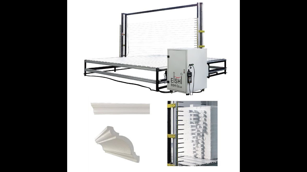 Multiple wires EPS Foam 5 Axis CNC cutting machine