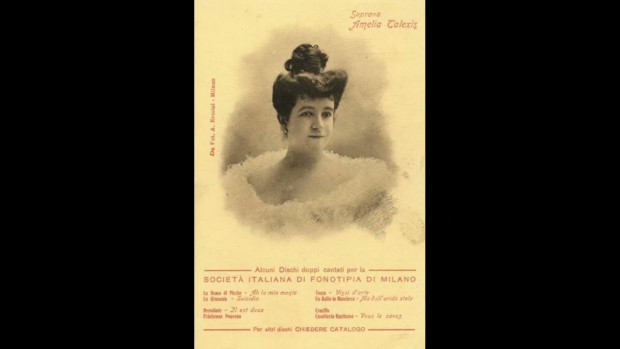 Amelia Talexis, Luigi Longobardi and chorus - Miserere ('Il Trovatore' - Verdi) (1905)