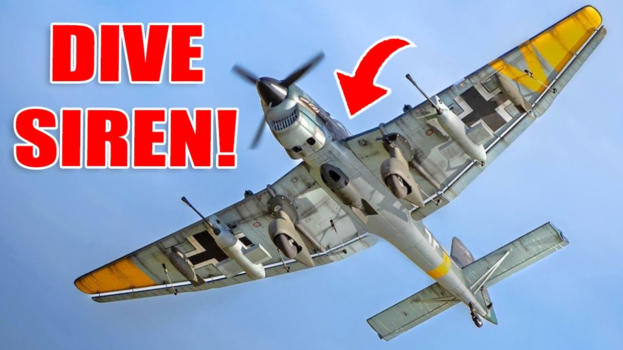 Dive Siren UNLEASHED: Giant Scale Stuka with Authentic Siren!