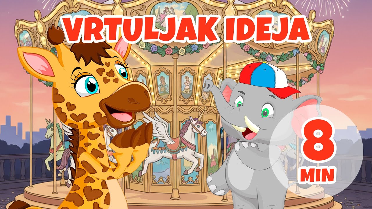 Vrtuljak ideja - 8 min Giramille | Dječje pjesmice i dječije pjesmice
