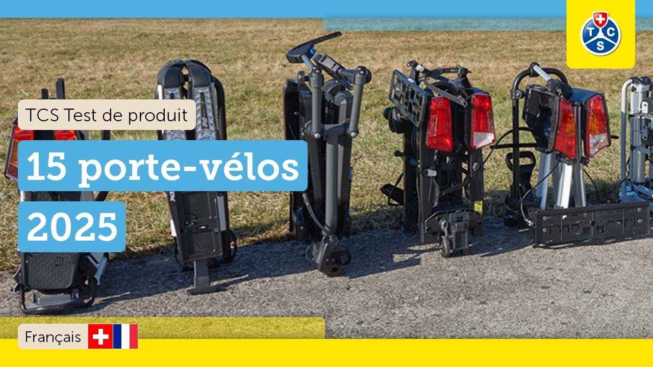 15 porte-vélos à monter sur l'attelage - Test TCS 2025