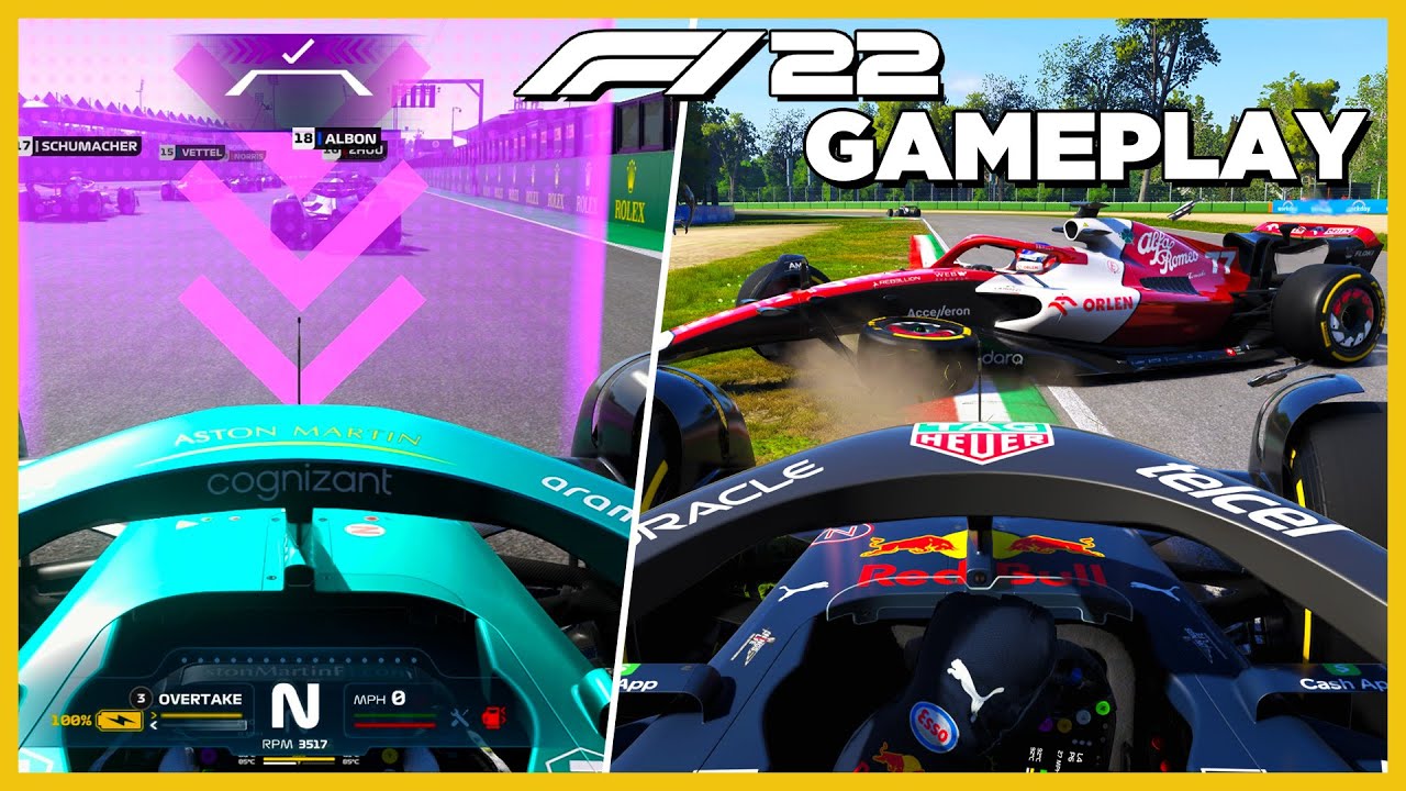 F1 22 CRAZY AI CRASHES, NEW FORMATION LAPS, WET WEATHER & A SHOCK WINNER?!