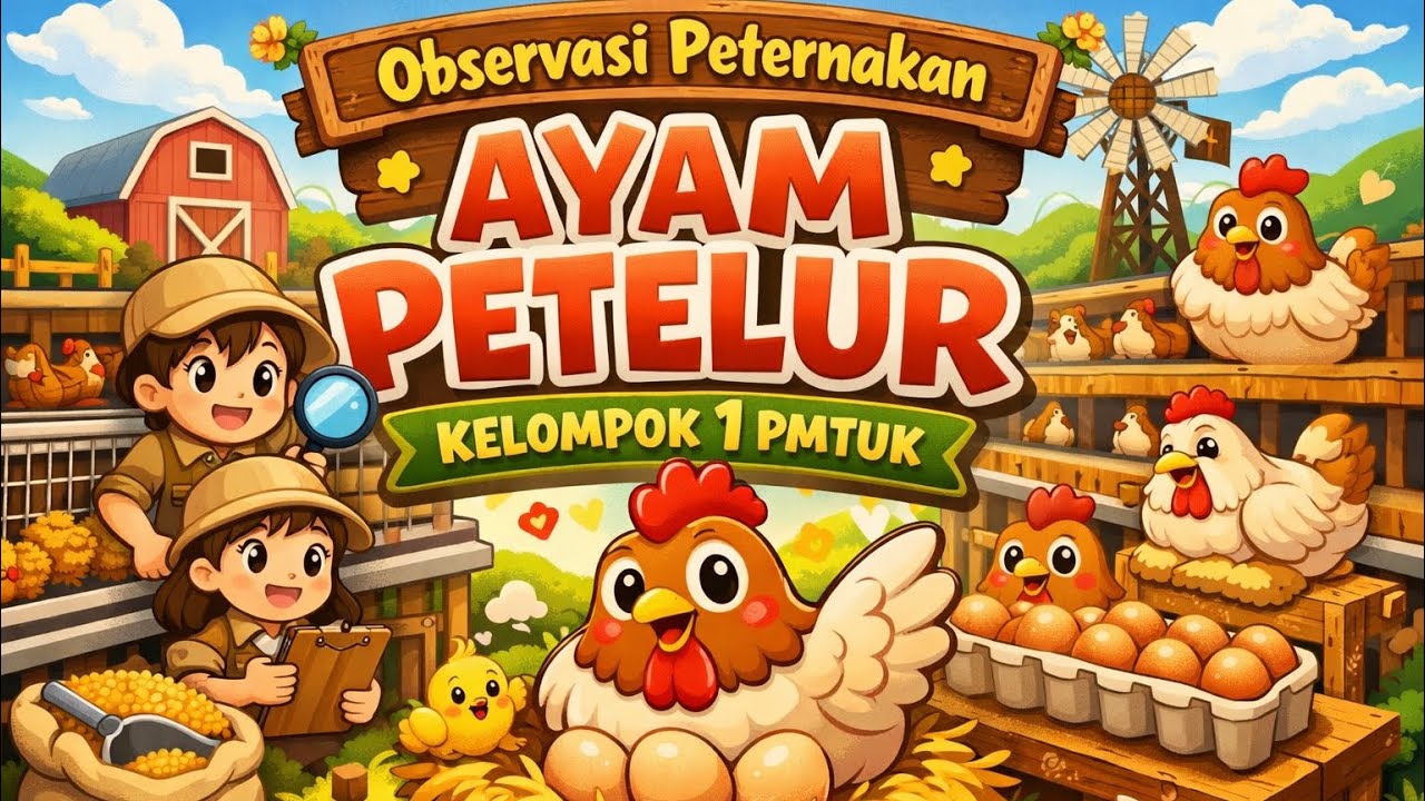 Kunjungan ke peternakan ayam petelur - Kelompok 1 PMTUK 
