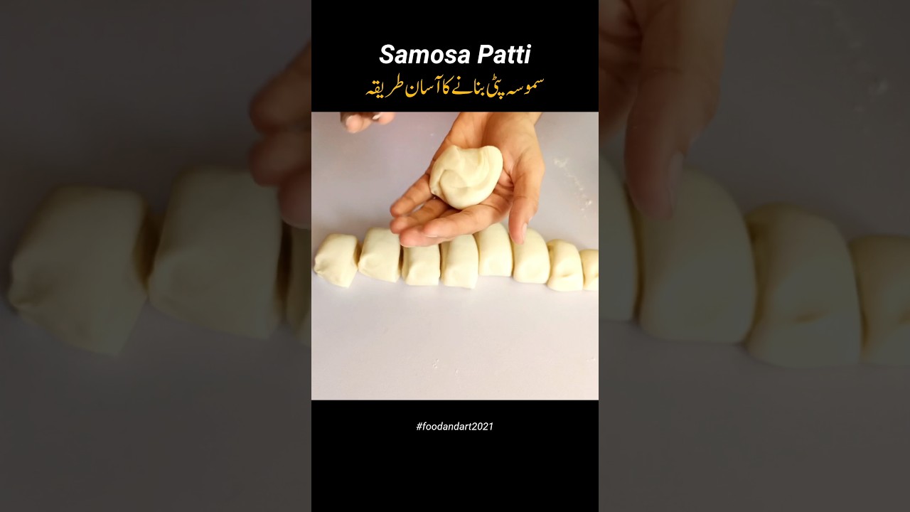 Samosa Patti Recipe | Roll Patti Recipe | Manda Patti Recipe By Food & Art #shorts #samosapatti