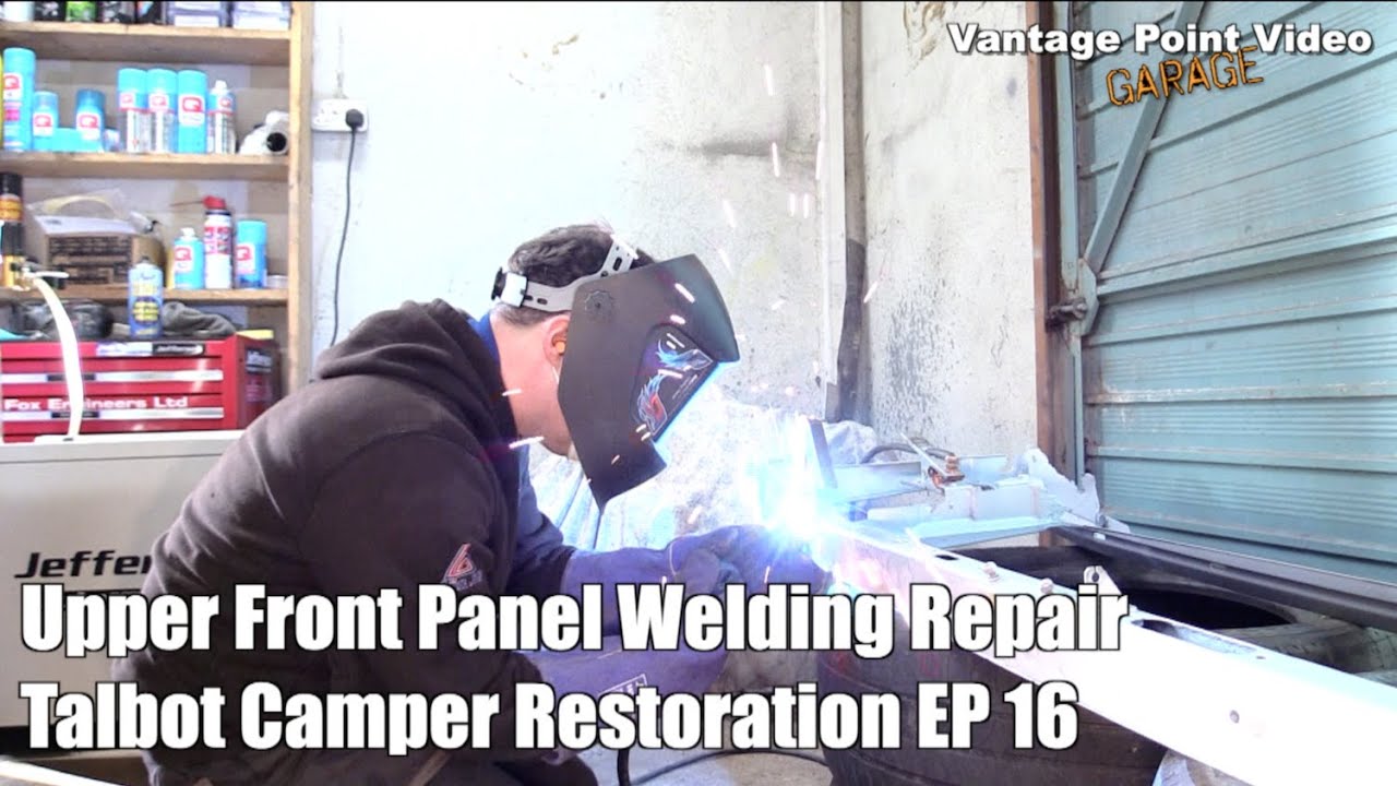 Talbot Express Upper Front Panel Welding Repairs: Camper Van Restoration #16