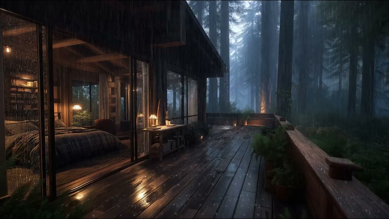 Пусть тихий лесной дождь унесёт вас ко сну | Глубокий отдых и релакс