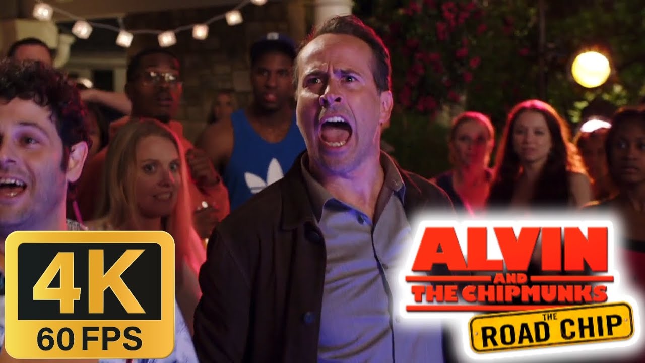 Alvin and the Chipmunks: The Road Chip (2015) - Opening/House Party Scene [4K/60FPS]