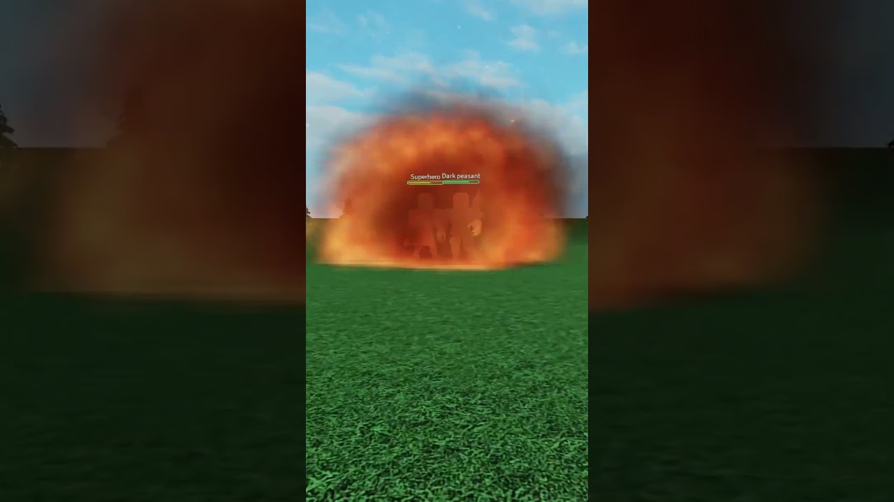 Superhero VS Dark Peasant - TRBS Roblox
