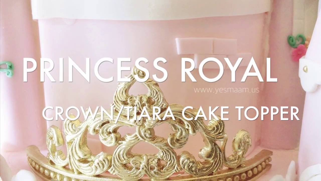 How To: Princess Crown / Tiara Fondant Cake Topper (12/30)
