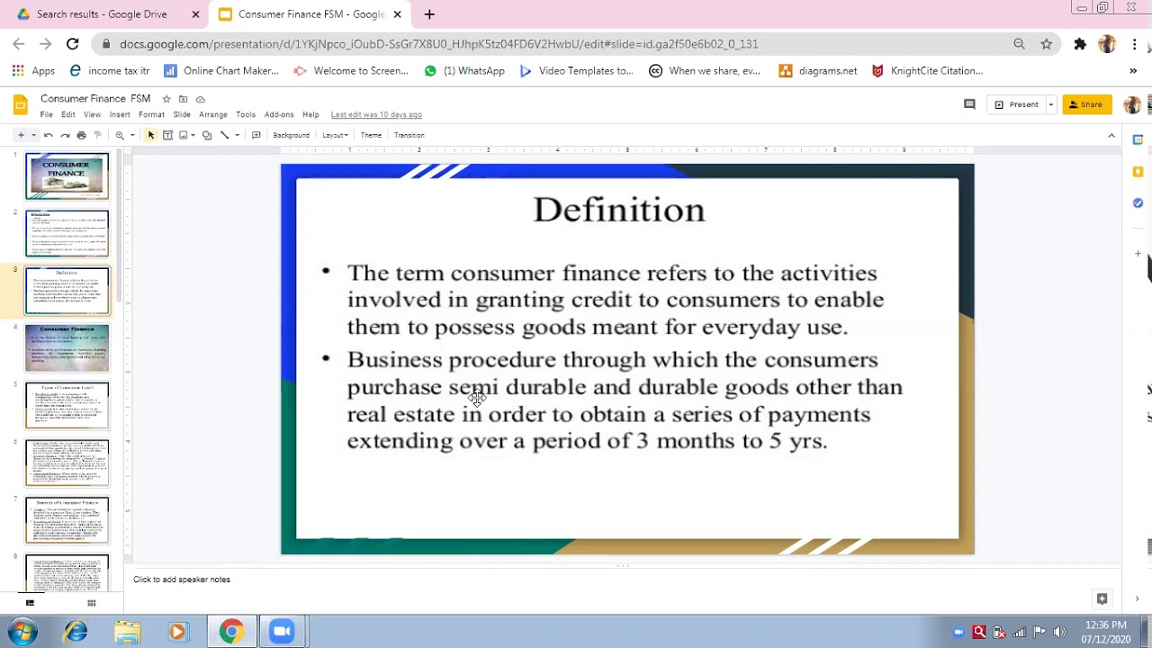 7 Dec, 2020 Consumer Finance (1)