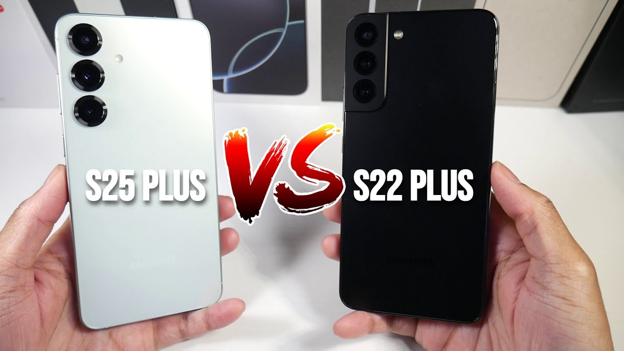 Samsung Galaxy S22 Plus VS Samsung Galaxy S25 Plus! (Camera Comparison, PUBG & Display & Speed)