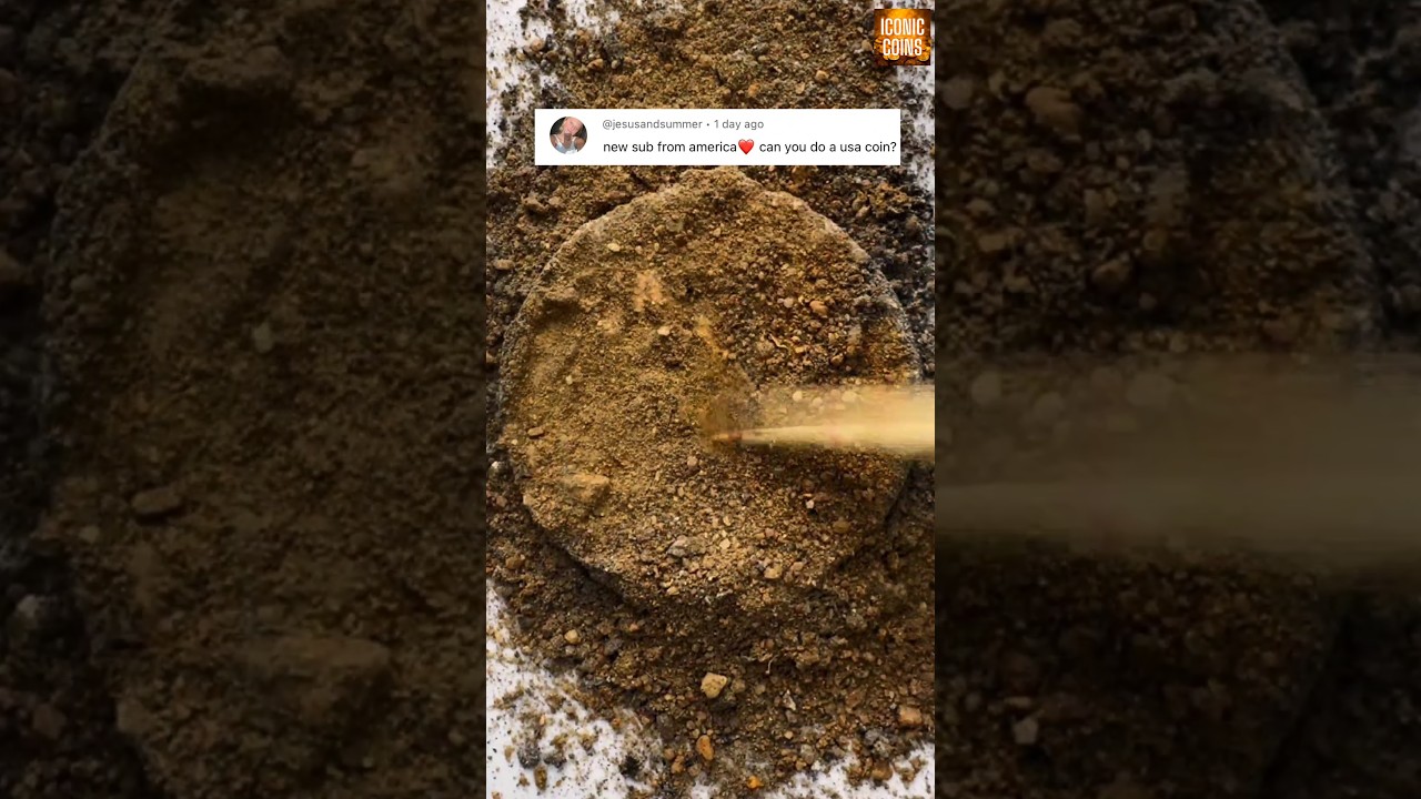 Can you do a USA coin ??? 🇺🇸 #iconiccoins #satisfying #asmr