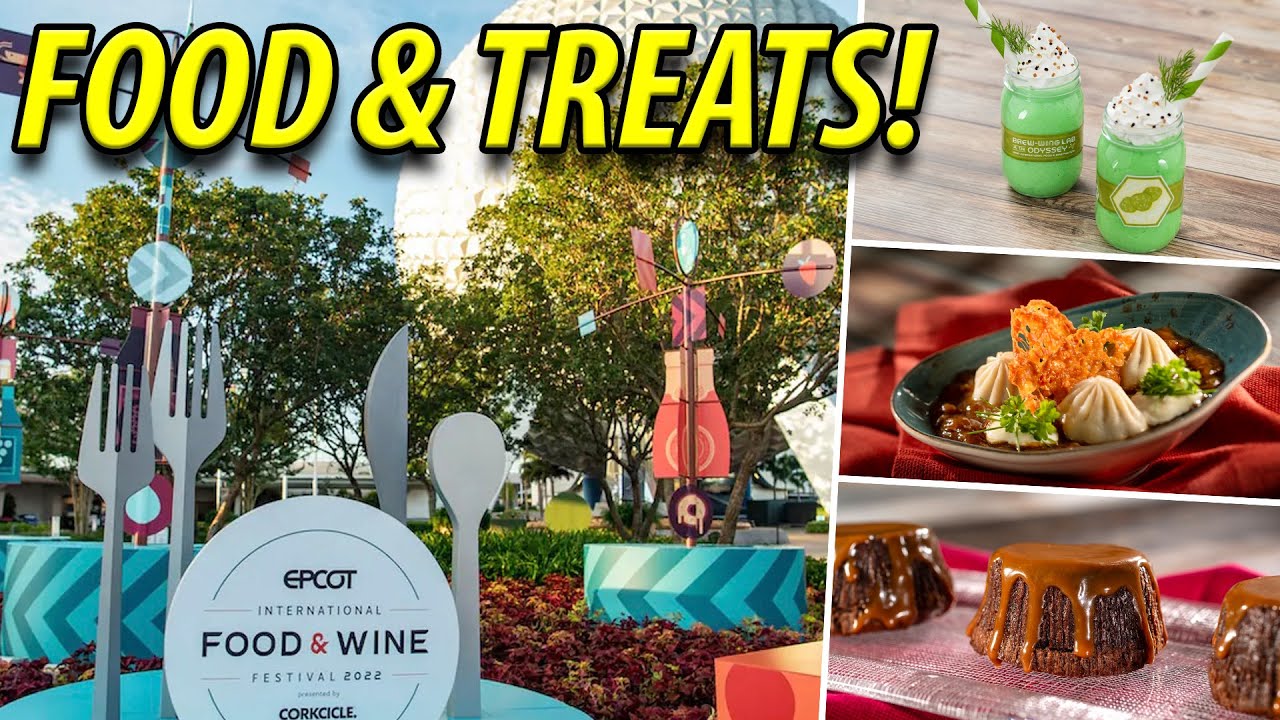 EPCOT Food & Wine Festival 2025 Food and Treats! | No Disney Parks Panel at Destination D23