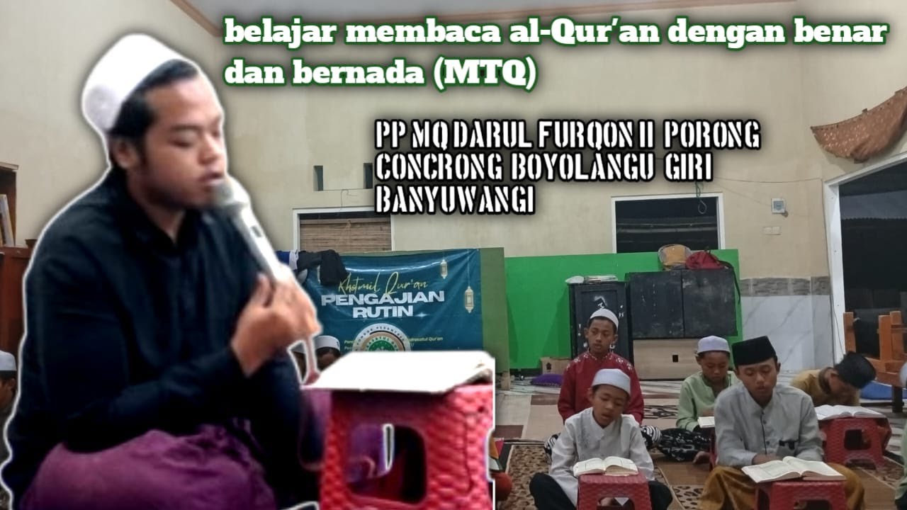 LIVE II BELAJAR MEMBACA AL QUR'AN DENGAN BENAR DAN BERNADA