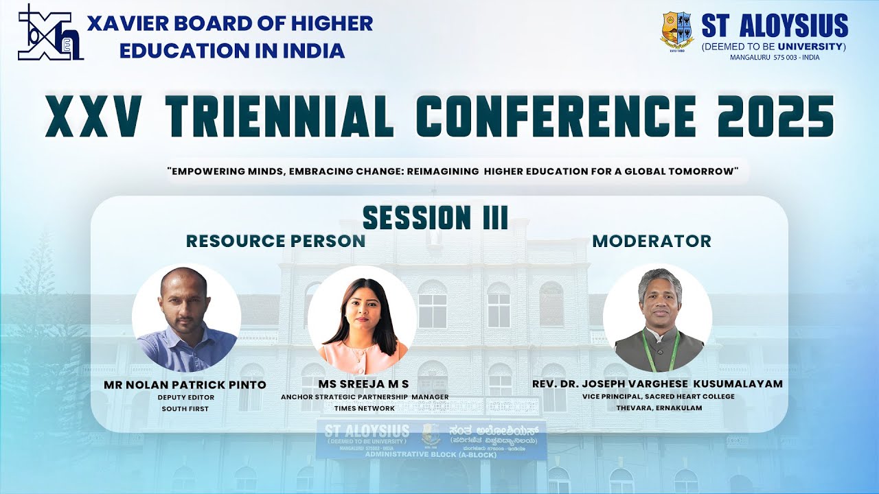 MR NOLAN PATRICK PINTO & MS SREEJA M S | SESSION 3 | DAY 2 | XXV TRIENNIAL CONFERENCE 2025