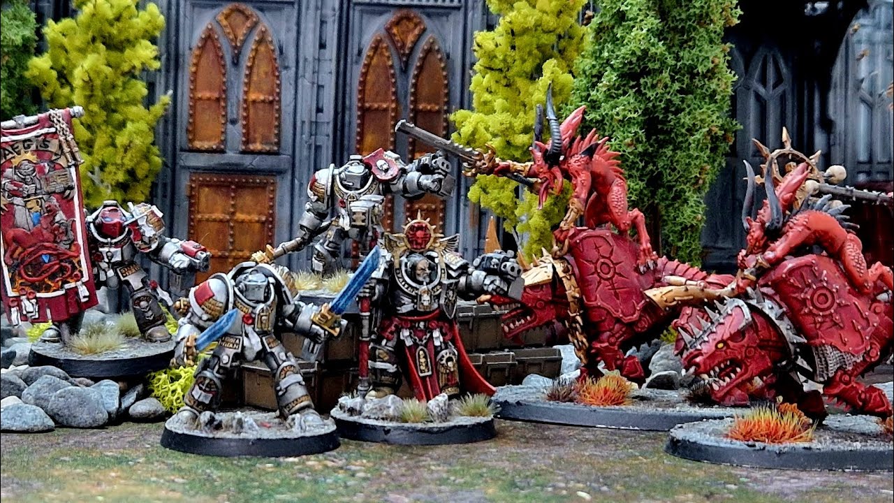 Grey Knights vs Khorne Daemons, Warhammer 40k battle report