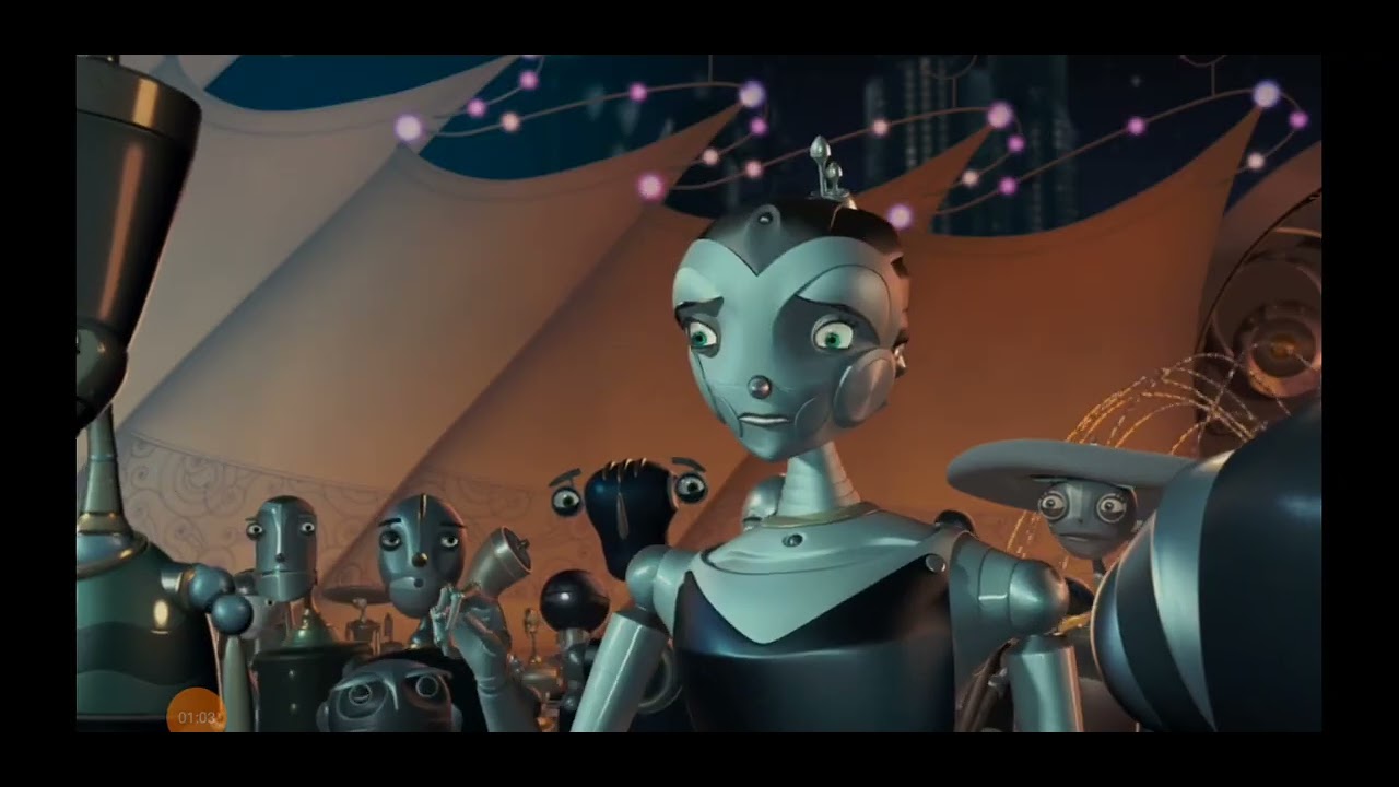 Robots(2005) - bigweld ball escape scene