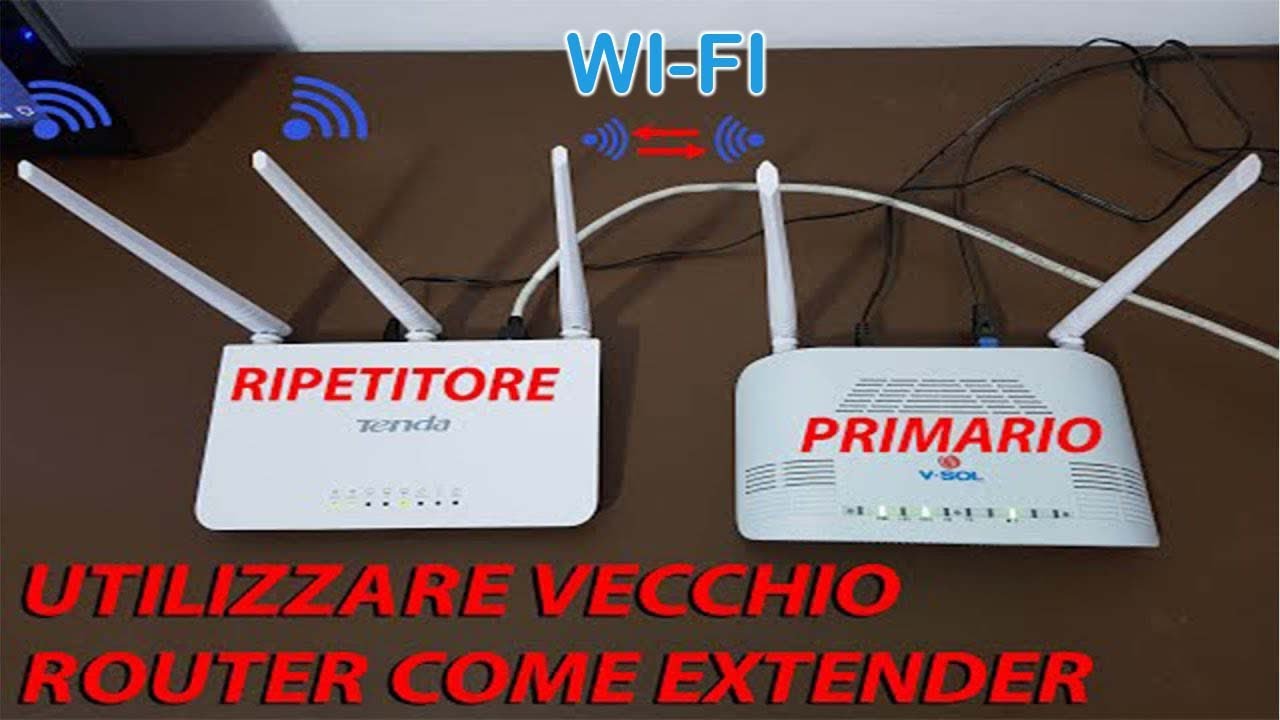 Come utilizzare vecchio router come  RIPETITORE  WI-FI || EXTENDER  (SEMPLICI PASSI)