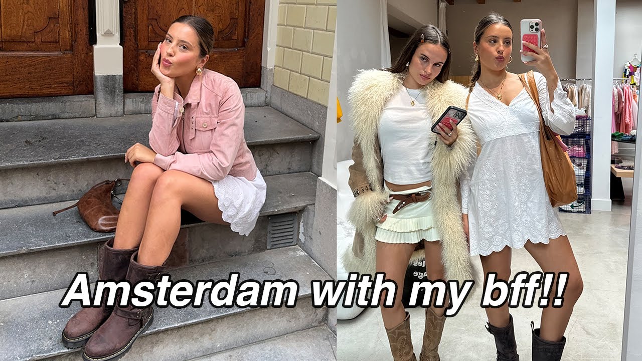 Exploring Amsterdam with Evie (shopping, eating & chatting)