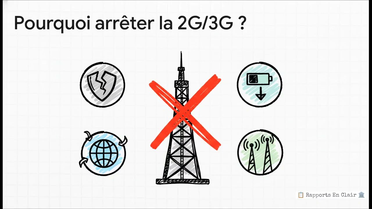 2G et 3G vont disparaître : les conséquences cachées révélées par un rapport du Sénat