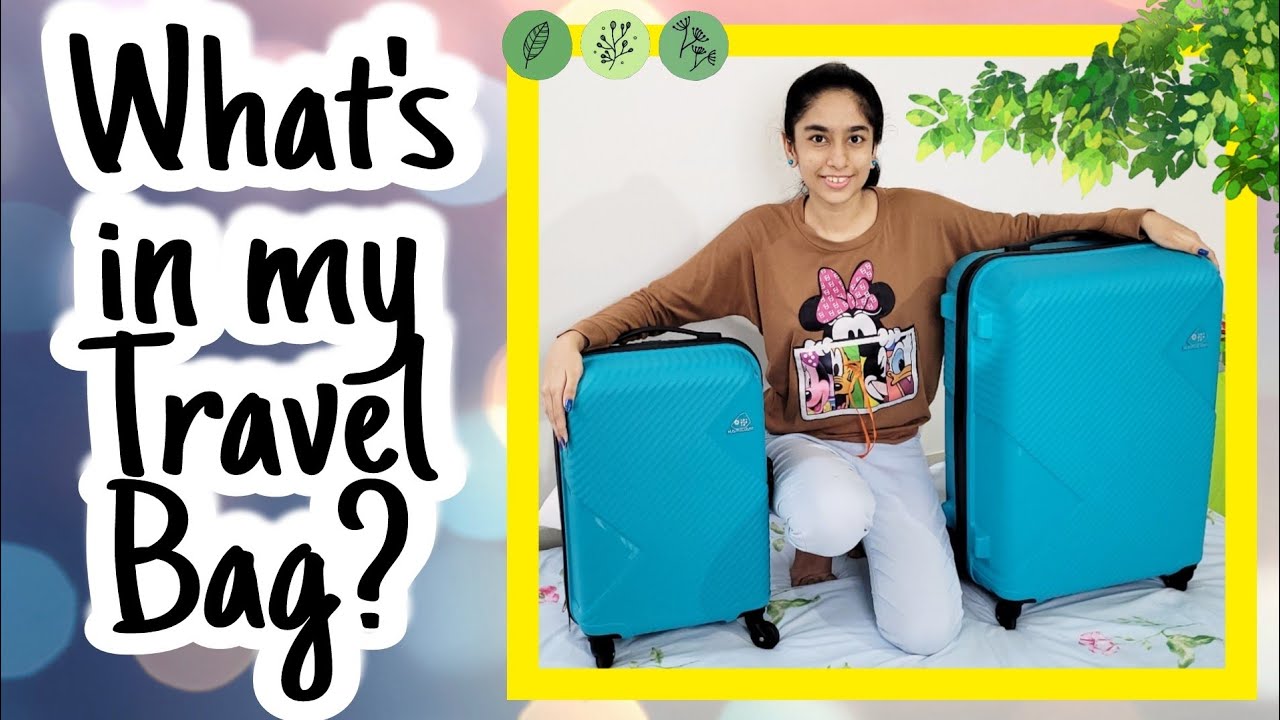What's in my Travel Bag 🧳? | Travel Bag Tour | Riya's Amazing World