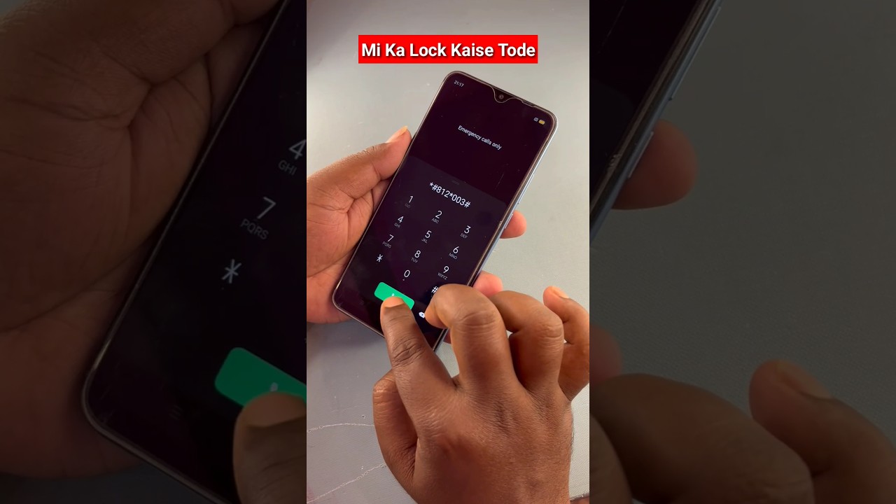 redmi mobile ka lock kaise tode // mi ka lock kaise tode #shorts
