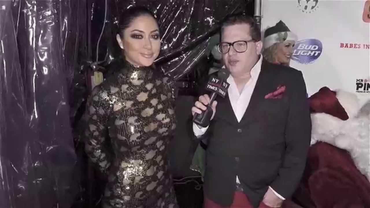 MTV's Arianny Celeste in amazing MT Costello dress at Babes in Toyland