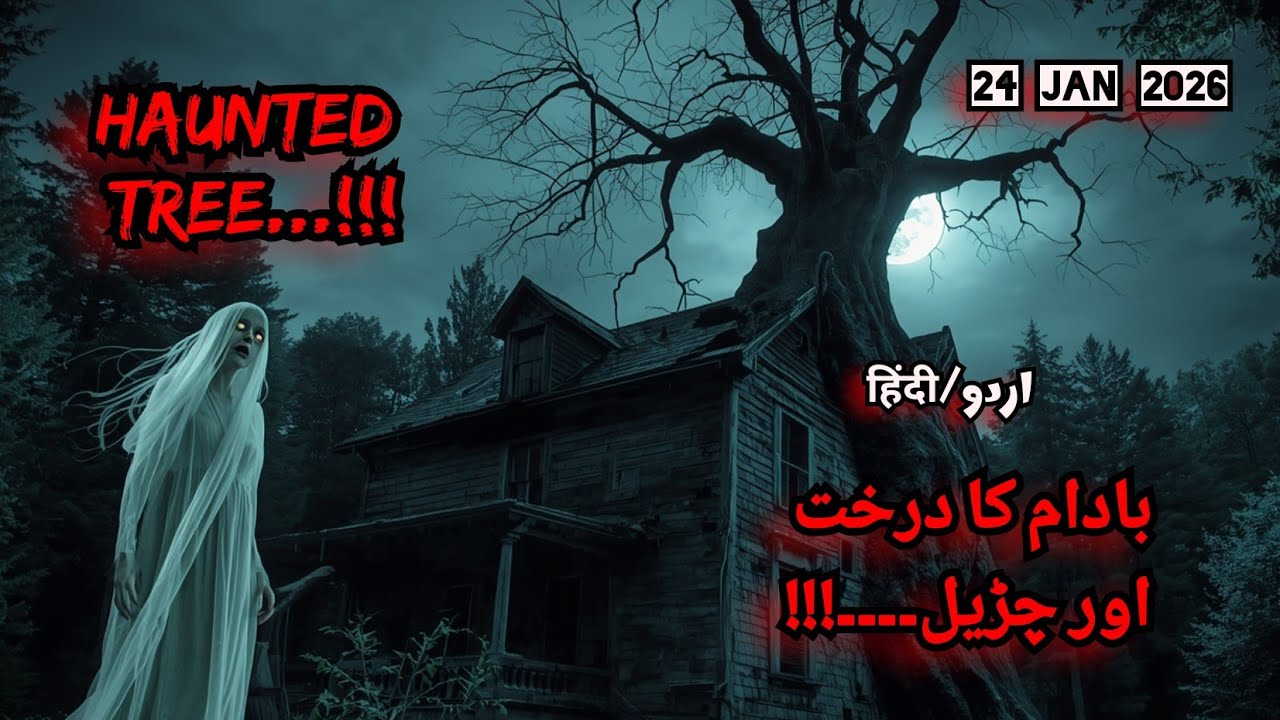Haunted Tree | Badam Ka Darakht Aur Chudail | Chudail | Scary Stories 24 January | Witch | Bhootni |