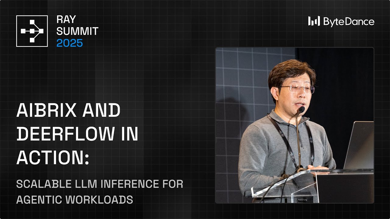 Agentic Workload Inference at Scale: ByteDance’s AIBrix & DeerFlow | Ray Summit 2025