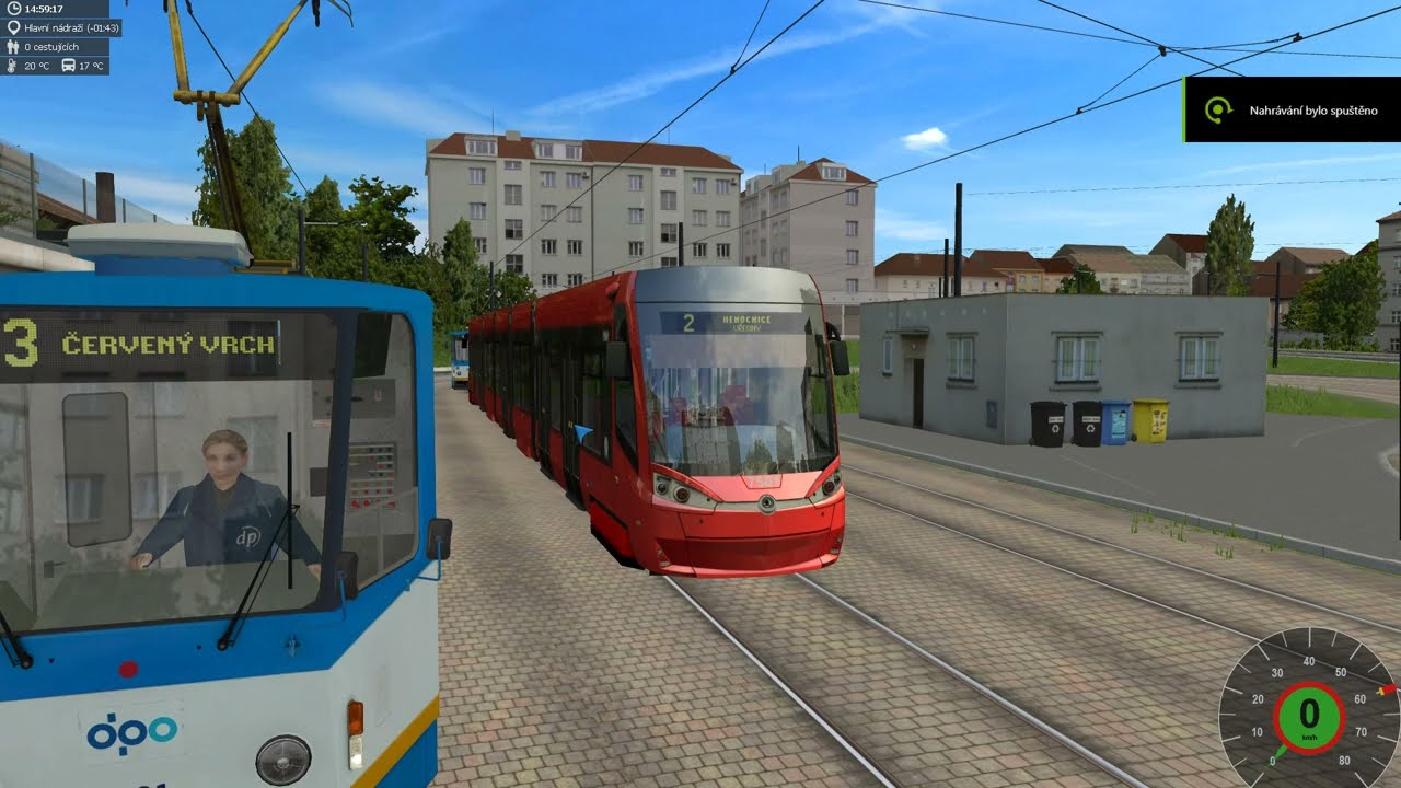 Simt Simulátor - Linka 2 Hlavní nádraží - Nemocnice vřesiny