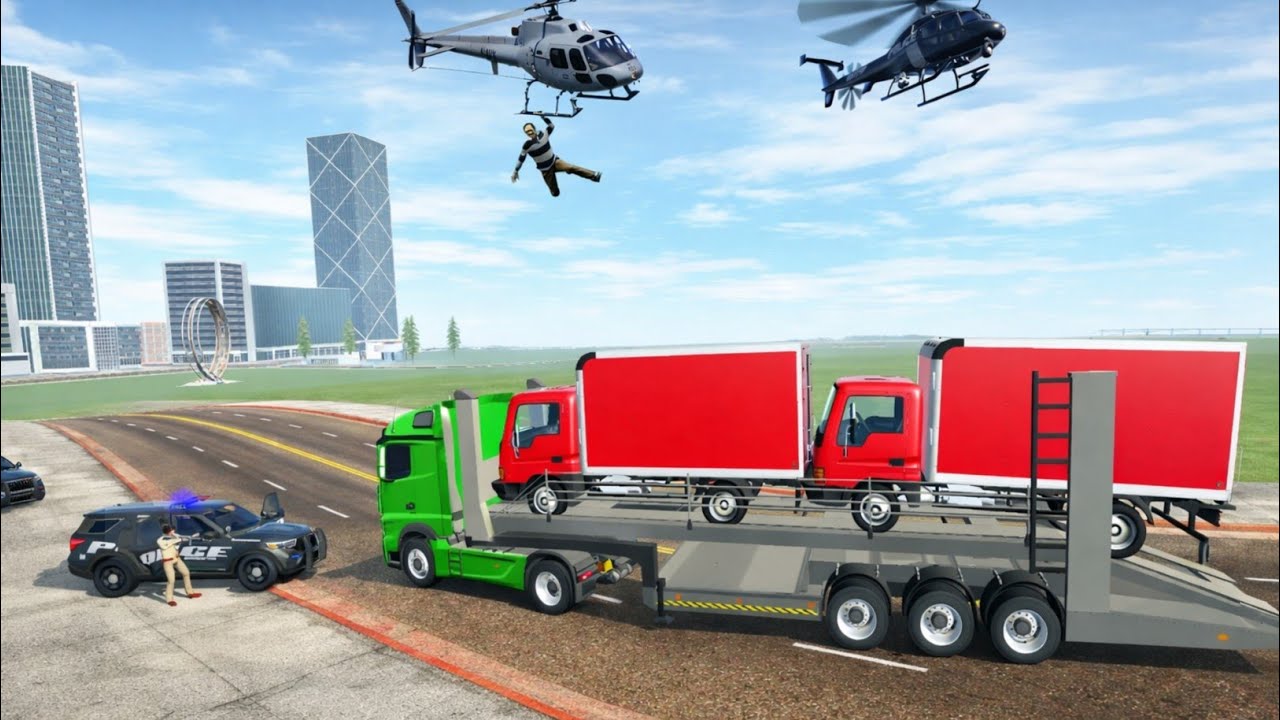 ফ্র্যাঙ্কলিন পালাতে গিয়ে ধরা! 🚨 পুলিশ আটক করলো ট্রাক | Indian Bike Driving 3D