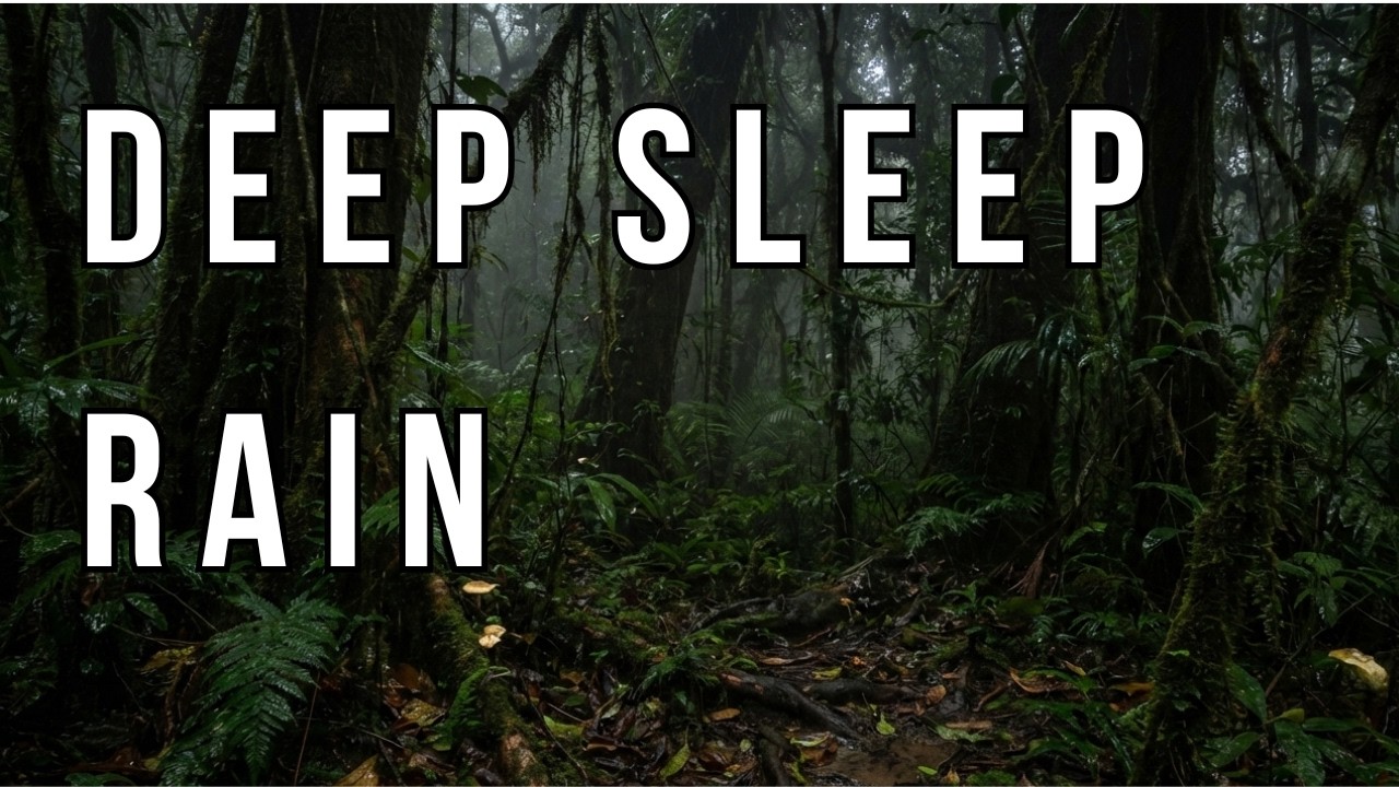 Amazon Rainforest Rain Sounds 🌧️ Deep Jungle Ambience for Sleep, Study & Relaxation