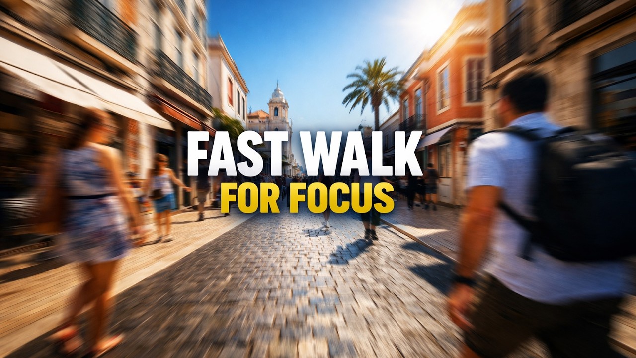 Fast Setúbal Walk 4K – Visual Shift for Focus, Energy & Restless Minds