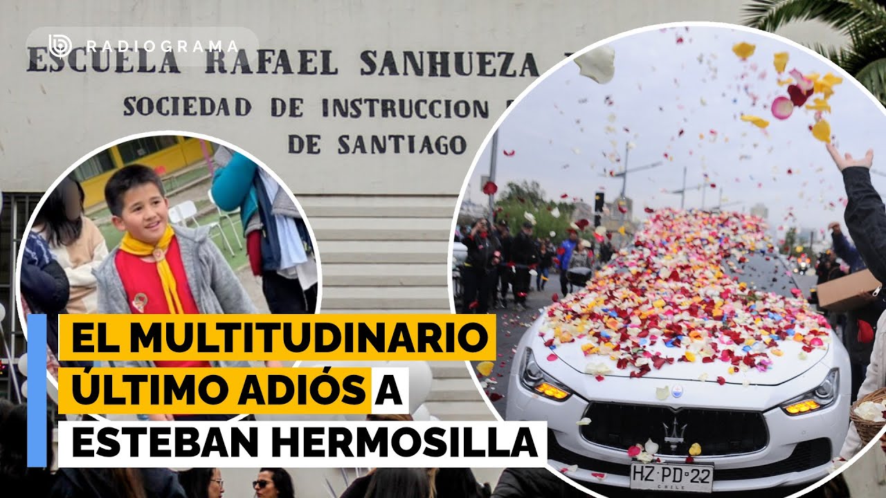 El emotivo y multitudinario adiós a Esteban Hermosilla, niño que murió por culpa de delincuentes