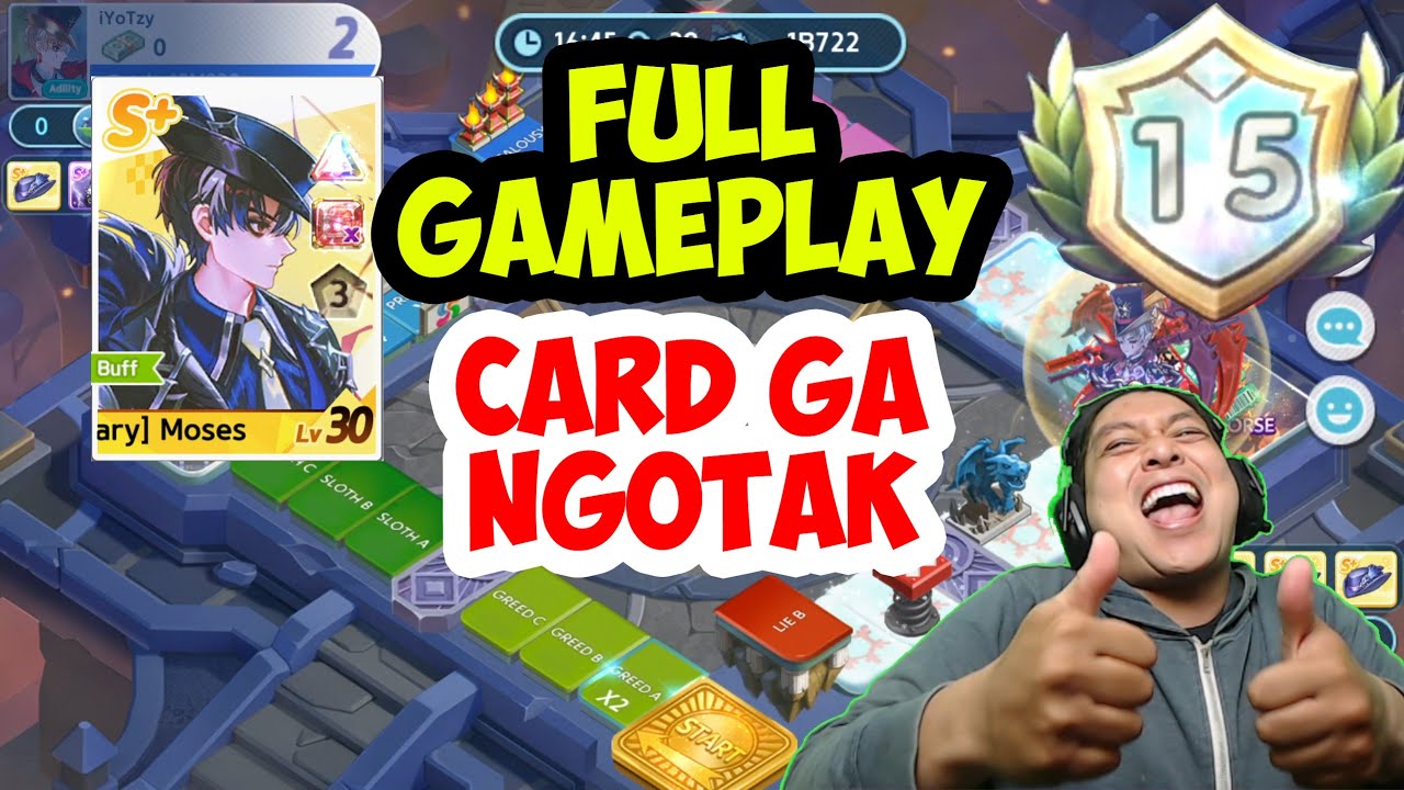 MOSES CARD GILA , GAMEPLAY WIN 15 CHAMPION LEAGUE ! || GETRICH