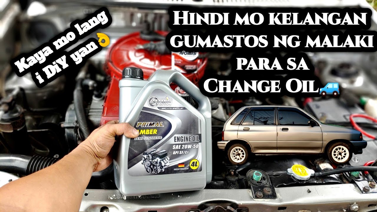 Paano Mag DiY Change Oil (Kia Pride)